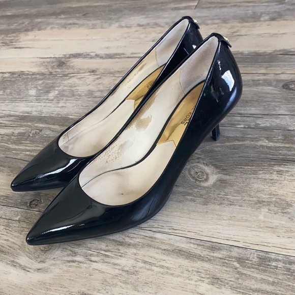 MICHAEL Michael Kors Shoes - Michael Kors Black Patent Kitten Heels